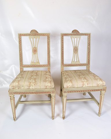 A Set Of 2 Chairs - Gustavian Style - 1880
