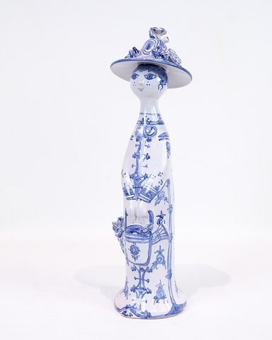 Bjørn Wiinblad - Ceramic figure - Model Summer - Blue paint - Seasons
