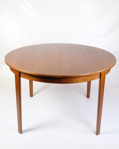 Rundt Spisebord Med Tillægsplader - Teak - Dansk Design - 1960erne
Flot stand
