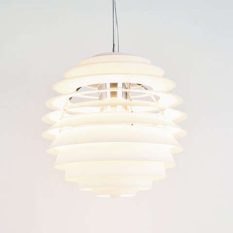 Poul Henningsen PH Louvre Pendant in Metal for Louis Poulsen, Danish Design 1957