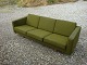 3 seater sofa model GE 300 in green wool fabric designed by Hans Wegner 5000 m2 showroom