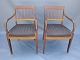 A pair of Empire chairs in mahogany from year 1880 5000m2Showroom.