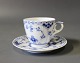 Royal Copenhagen blue fluted half lace espresso cup, no.: 1/528.5000m2 showroom.