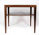 Side table in rosewood designed by Severin Hansen and manufactured by Haslev 
Furniture in the 1960s.
5000m2 showroom.
