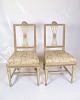 A Set Of 2 Chairs - Gustavian Style - 1880
