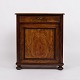 Small Antique Console/Cabinet - Entrance Furniture - Mahogany & Walnut - Round 
Legs - 1880s
