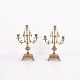 French Bronze Candlesticks – 3-Arm – Decorative Details – 1890s
Great condition
