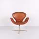 Armchair - The Swan - Model 3320 - Original Upholstery - Cognac Leather - Arne Jacobsen - Fritz Hansen - 1960s