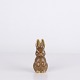 Knud Basse Rabbit Figure in Glazed Ceramic, Danish Design, 1960s