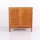 Christian Hvidt Solid Mahogany Cabinet Module with Brass Handles by Søborg Møbelfabrik