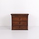 Louis XVI chest of drawers with dentil moulding and side columns from 1760
