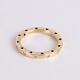 Ole Lynggaard Forever Love Ring in 18-Carat Gold with Hearts and 8 Diamonds